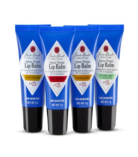 Jack Black Intense Therapy Lip Balm being applied for instant relief.