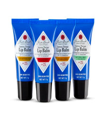 Jack Black Intense Therapy Lip Balm being applied for instant relief.