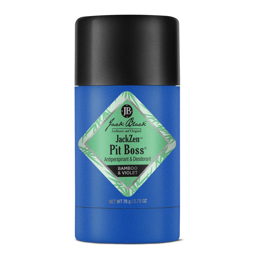 Jack Black JackZen Pit Boss stick application showing smooth glide and odor protection