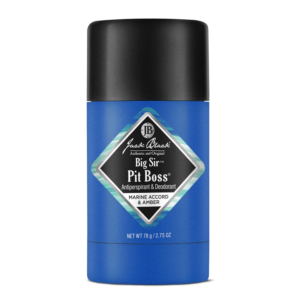 Jack Black Pit Boss Big Sir stick in use for all-day underarm protection