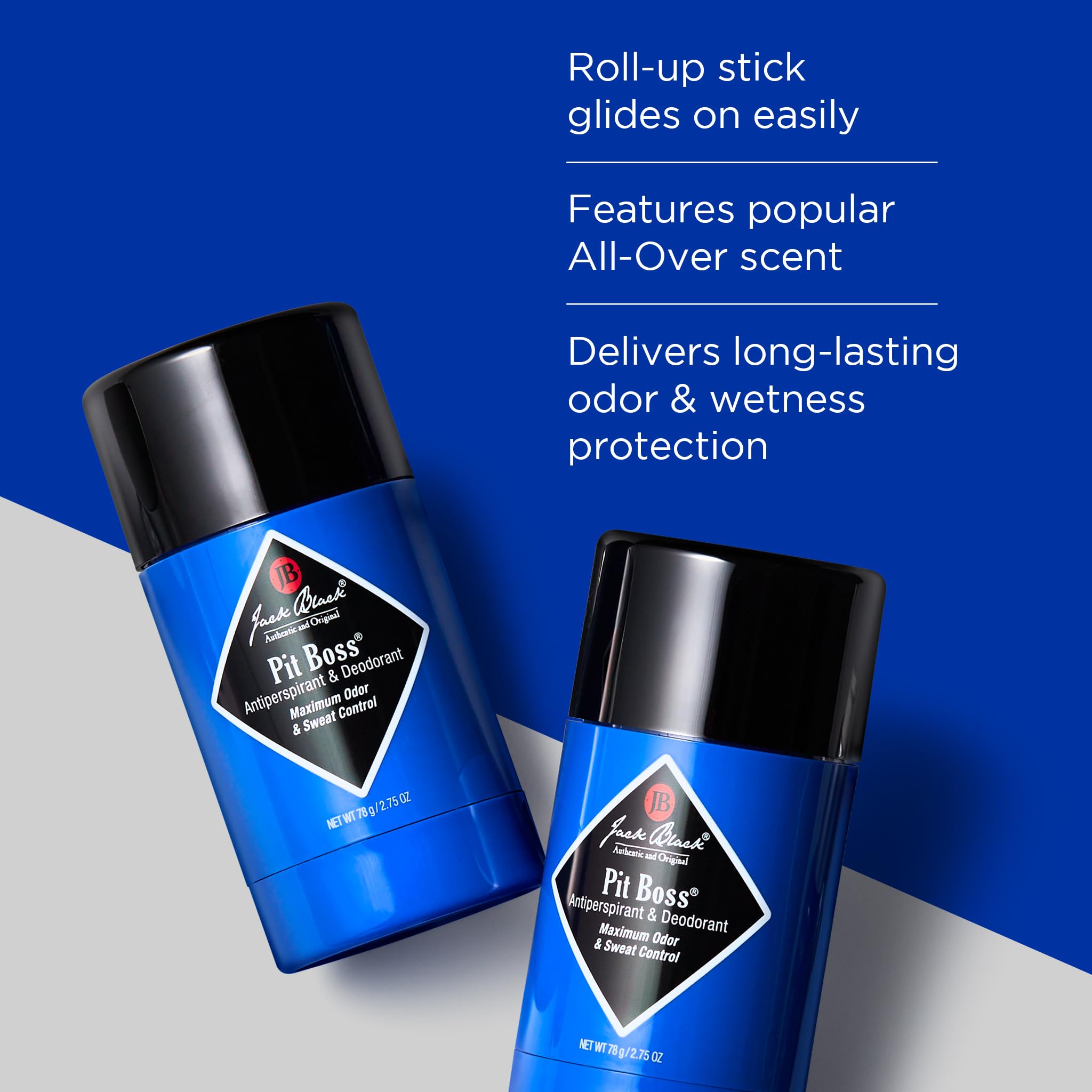 Vitamin E in Pit Boss nourishes underarm skin during daily use