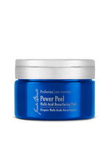 Jack Black Power Peel multi-acid resurfacing pad demonstrates exfoliation for smoother skin and brighter tone
