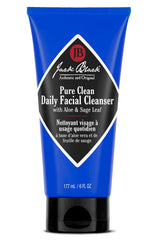 Jack Black Pure Clean Daily Facial Cleanser bottle front—daily, shave-ready skincare essential.