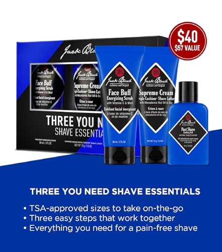 Jack Black Supreme Cream Triple Cushion Shave Lather jar delivers close shave