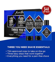Jack Black Supreme Cream Triple Cushion Shave Lather jar delivers close shave