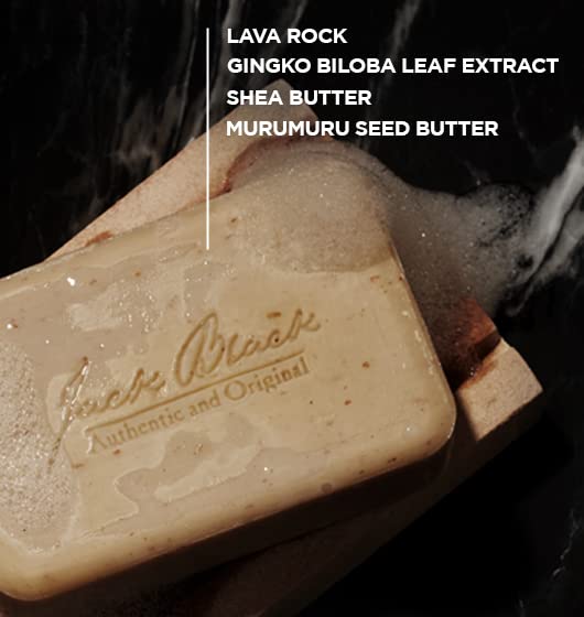 Jack Black Turbo Body Bar pack 3 on display highlighting value and routine exfoliation.
