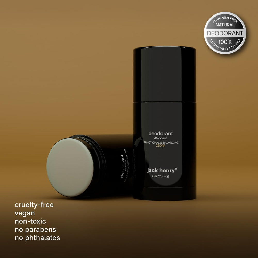 Close-up of Cedar Scent deodorant being applied with 2–3 swipes for clear coverage.
