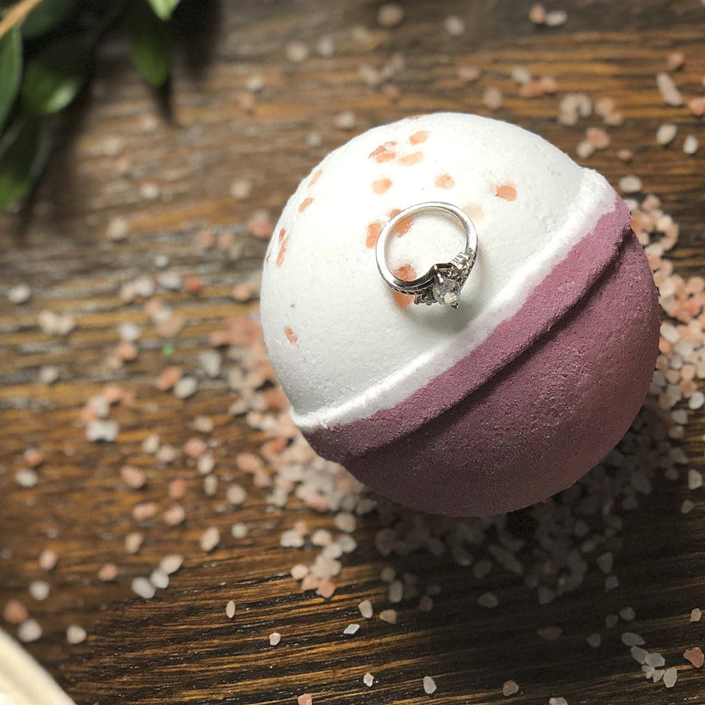 Jackpot Candles extra-large 10oz bath bomb for a long, luxurious soak.