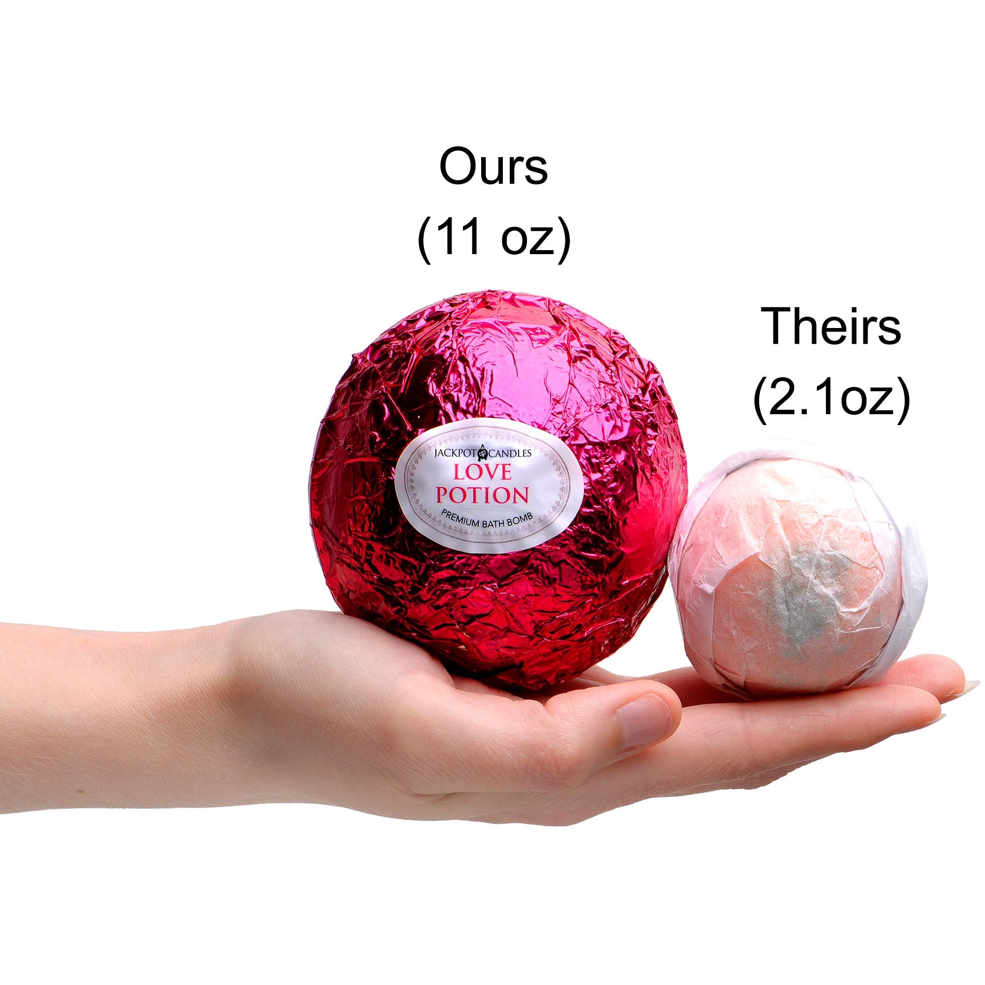 Made in USA at the New York factory, Jackpot Candles bath bombs crafted with care