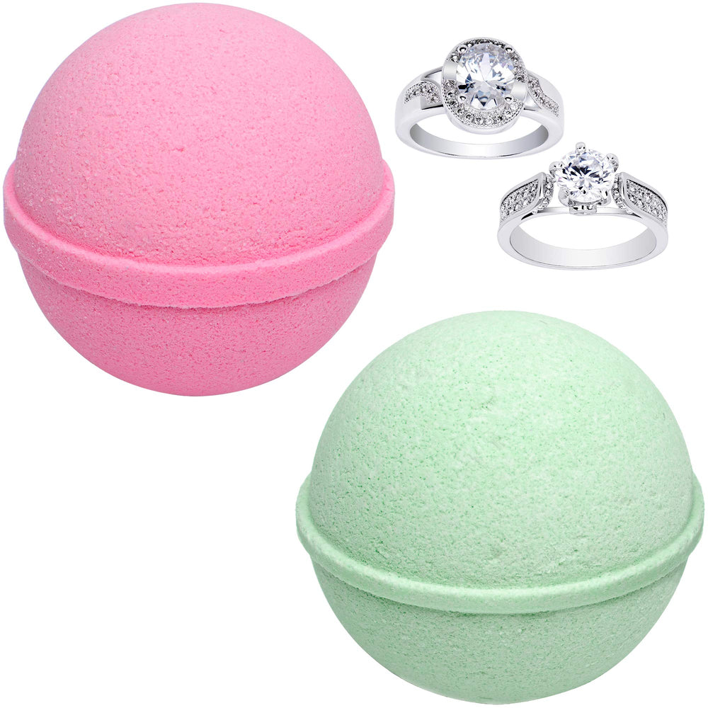 Jackpot Candles Mermaid Love Potion bath bombs reveal a surprise ring inside, adding excitement to your soak