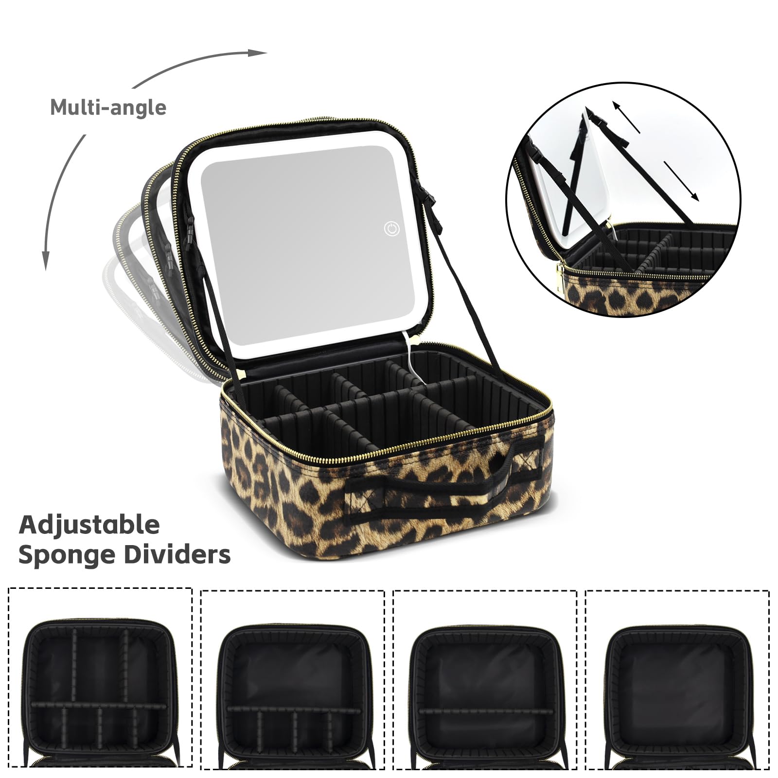 Jadazror durable PU leather resists water and dust for long lasting use.