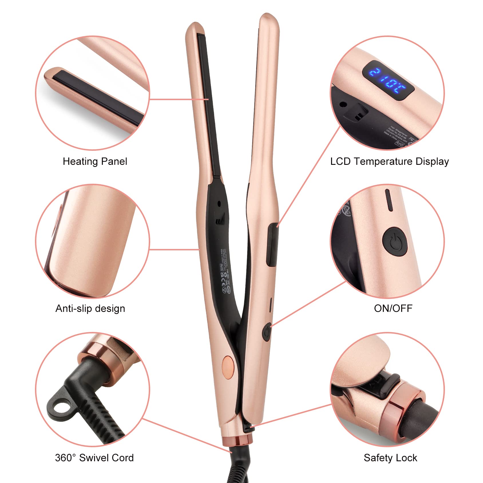 JAETON travel-friendly dual voltage design for worldwide styling.
