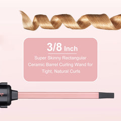JAETON LCD digital display highlights precise temperature control for tailored styling