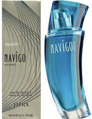 Jafra Navigo Homme eau de toilette bottle front view for everyday wear.