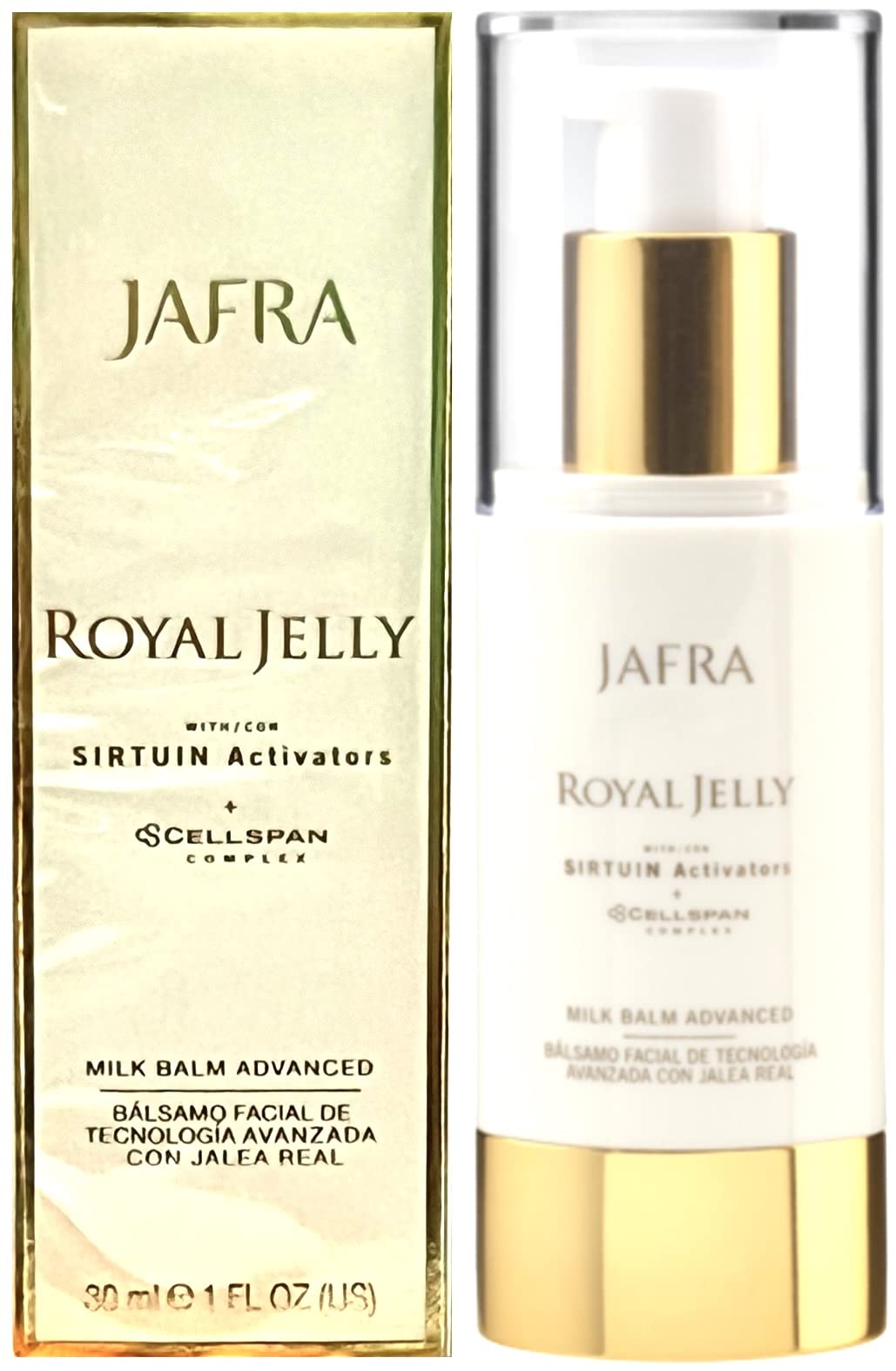 Jafra Royal Jelly Balm bottle demonstrates premium hydration for daily skin pampering.