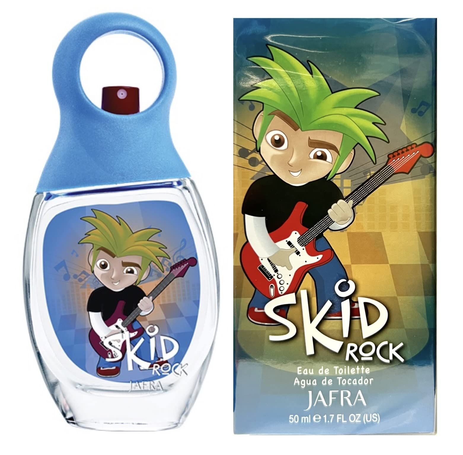 JAFRA Skid Rock EDT bottle highlights citrus-green notes for everyday wear