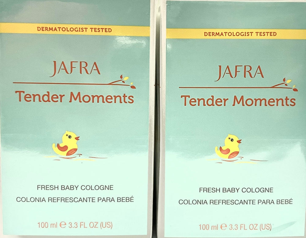 Jafra Tender Moments Baby Fresh Cologne being applied for subtle daily fragrance