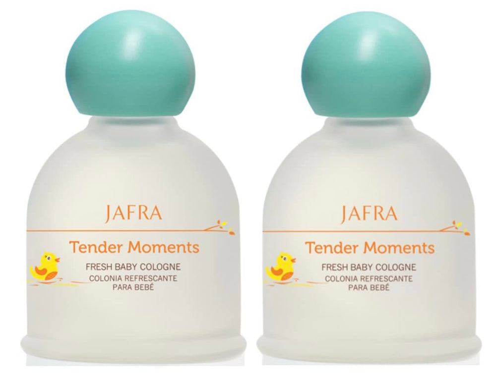 Jafra Tender Moments Baby Fresh Cologne set packaging shown as a gift-ready option