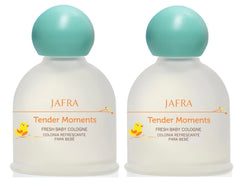 Jafra Tender Moments Baby Fresh Cologne set packaging shown as a gift-ready option