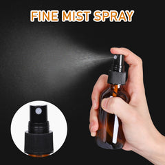Jaisie.W amber bottle bottom sturdy base emphasizes stability and leak resistance