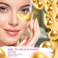 Jakuva collagen eye mask application visual easy at home spa treatment