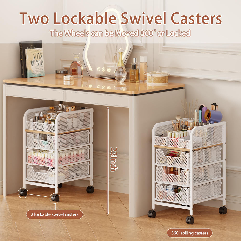 Jakyitvi hair tool storage holds styling tools in one accessible place.