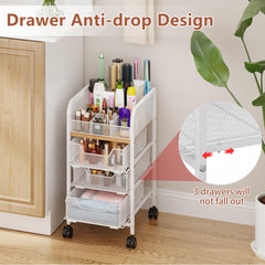 Jakyitvi makeup brush storage keeps tools organized and within reach.