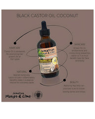 Jamaican Mango & Lime oil applied to the scalp for nourished growth potential.