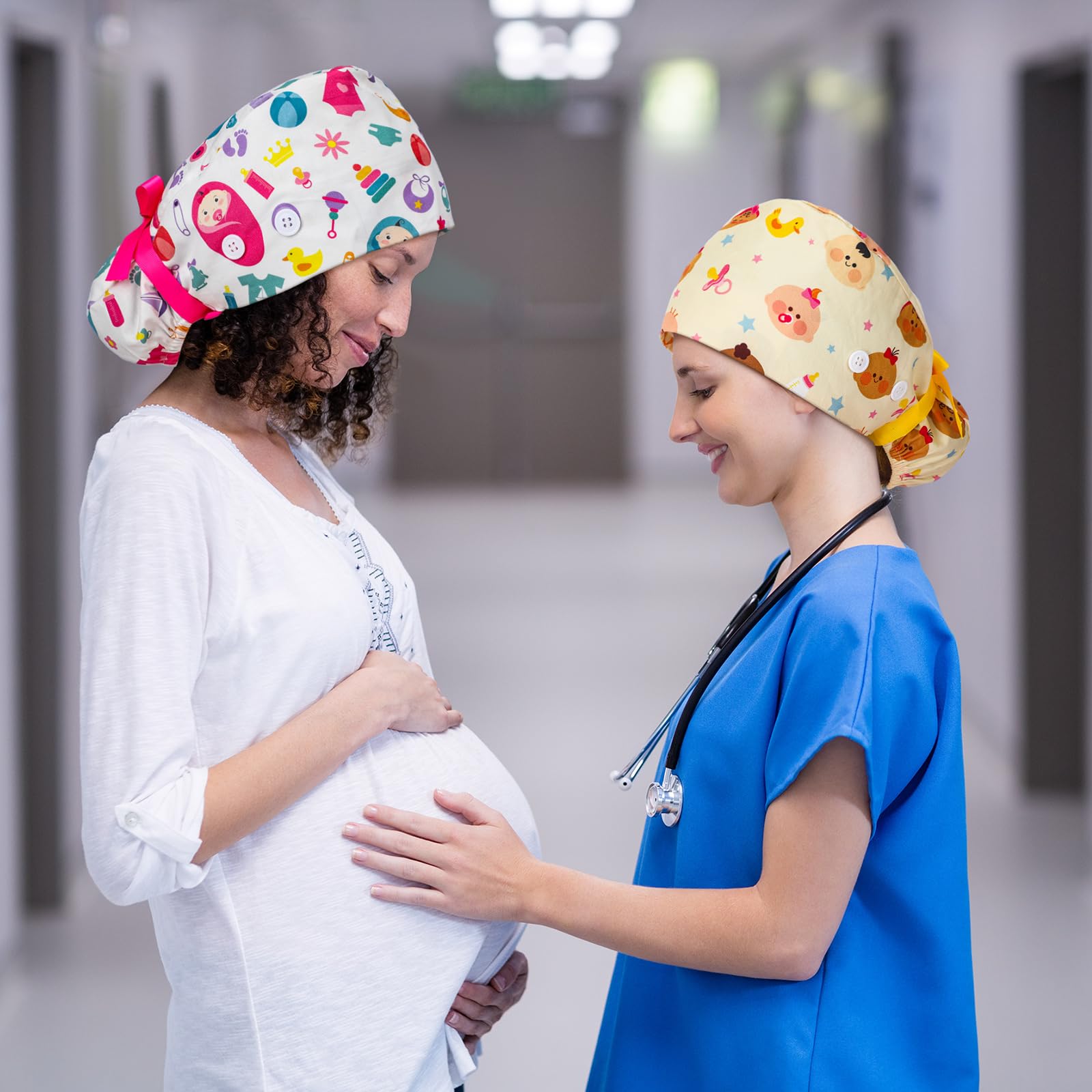Jamntower one-size-fit-all cotton cap adapts to various hairstyles