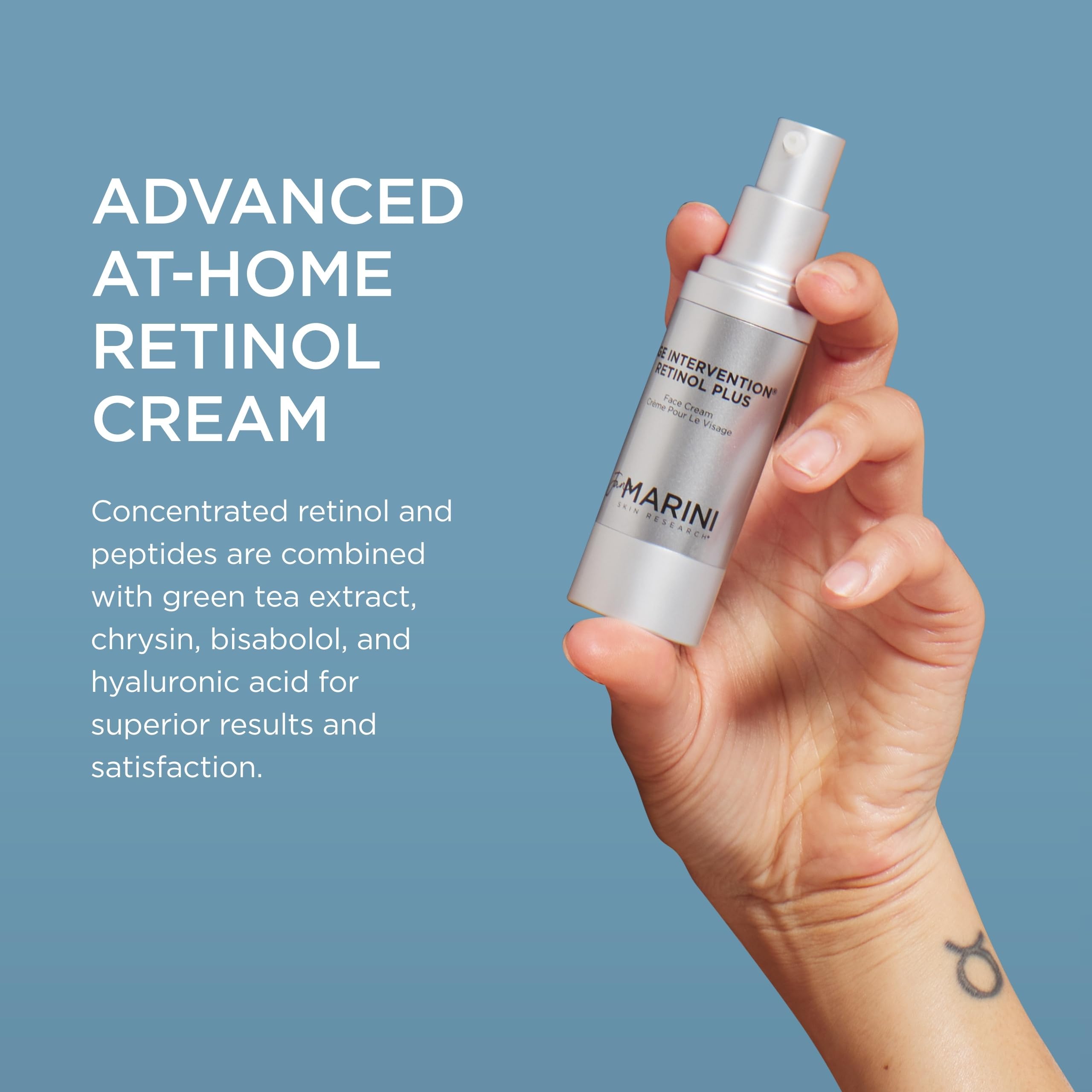 Jan Marini Age Intervention Retinol Plus green tea extract image signals antioxidant support