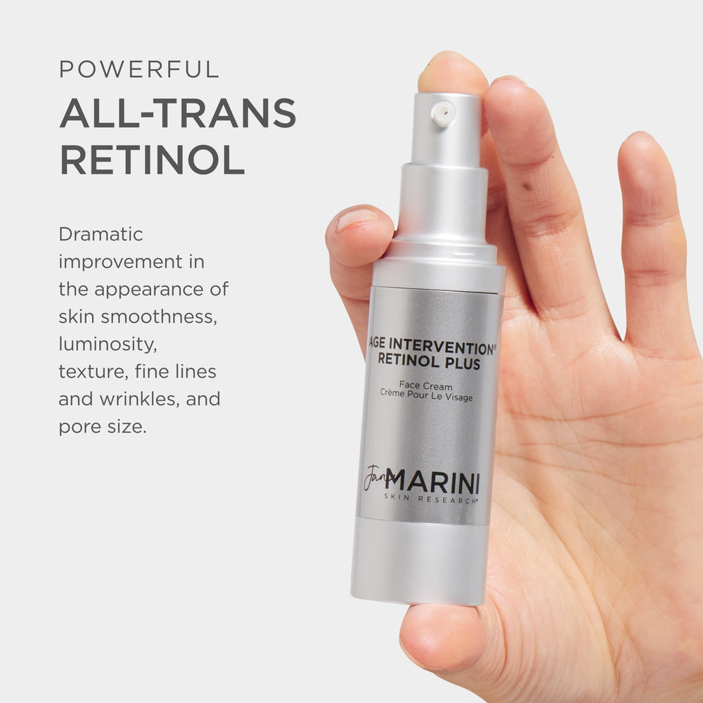 Jan Marini Age Intervention Retinol Plus hyaluronic acid boost pictured for moisture