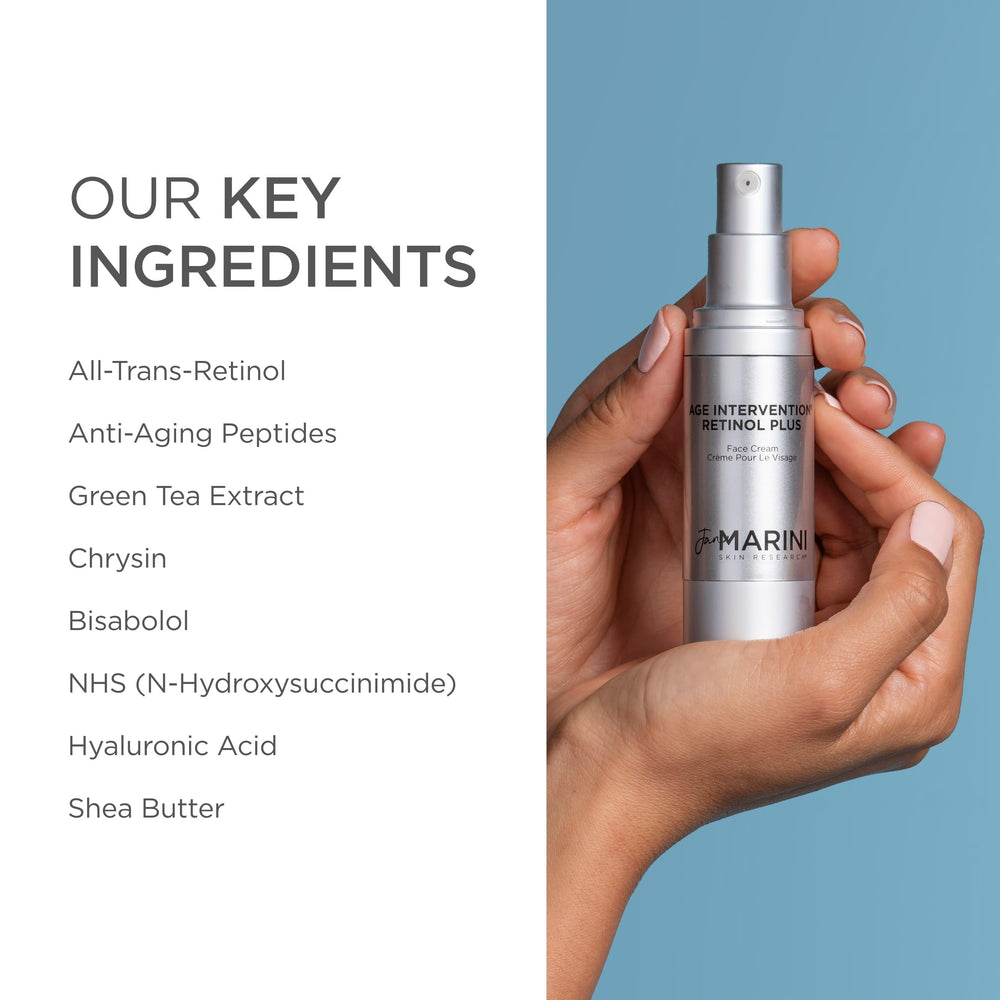 Jan Marini Age Intervention Retinol Plus shea butter component shown for smoothing hydration