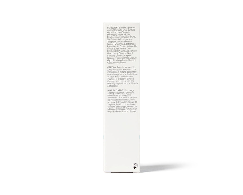 Jan Marini C-ESTA Serum glow after application shows radiant skin.