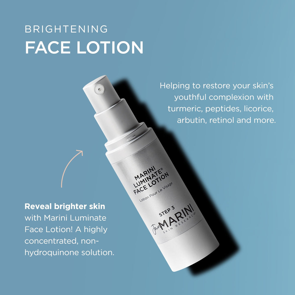 Jan Marini Luminate pump dispenser allows clean, precise product release