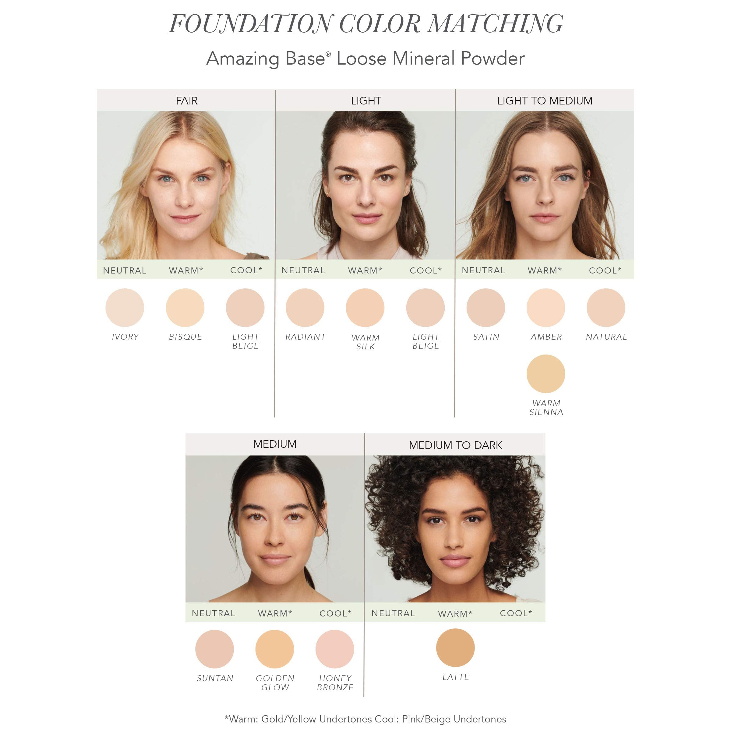 Jane Iredale Amazing Base being brushed on for a silky, weightless glow.