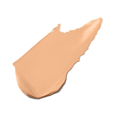 Jane Iredale Beyond Matte texture close-up highlights smooth, oil-control finish.