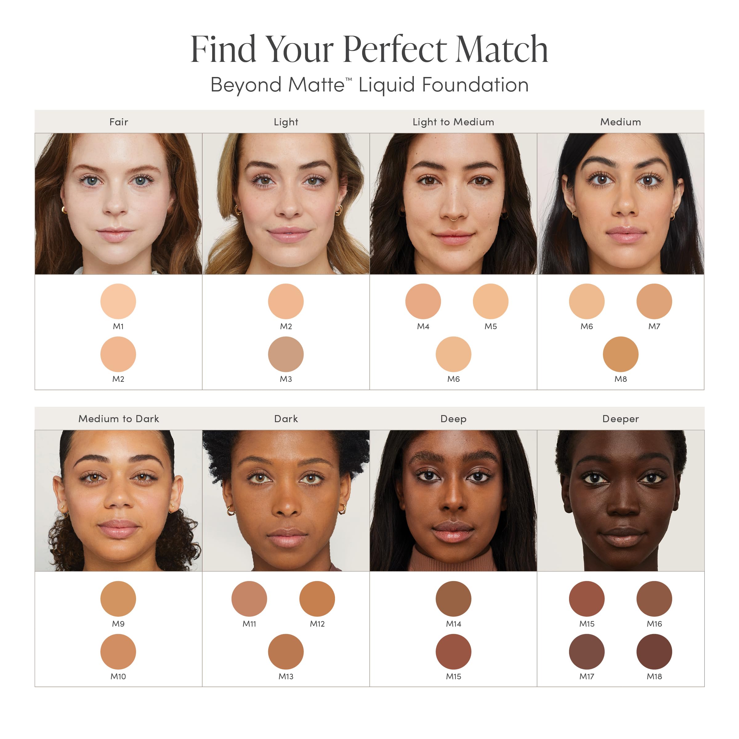 Jane Iredale Beyond Matte shine-control image emphasizing reduced shine and even skin.