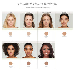 Jane Iredale Dream Tint Medium being applied for a lightweight, skin-like glow.