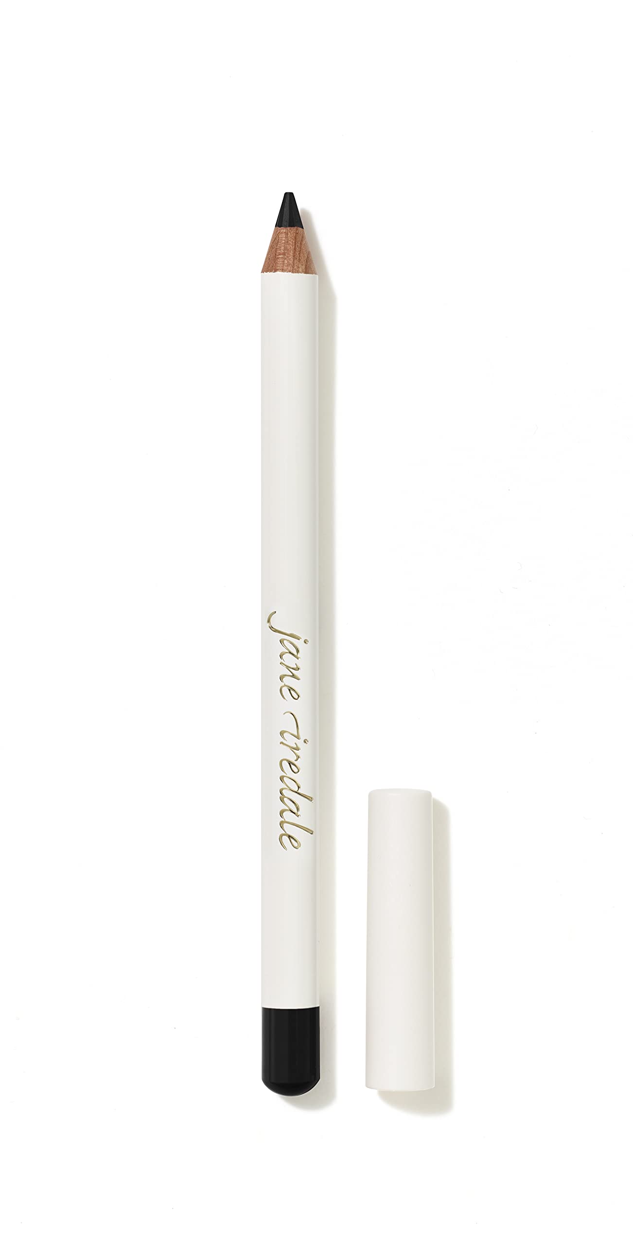 jane iredale Eye Pencil Basic Black swatch for lasting definition