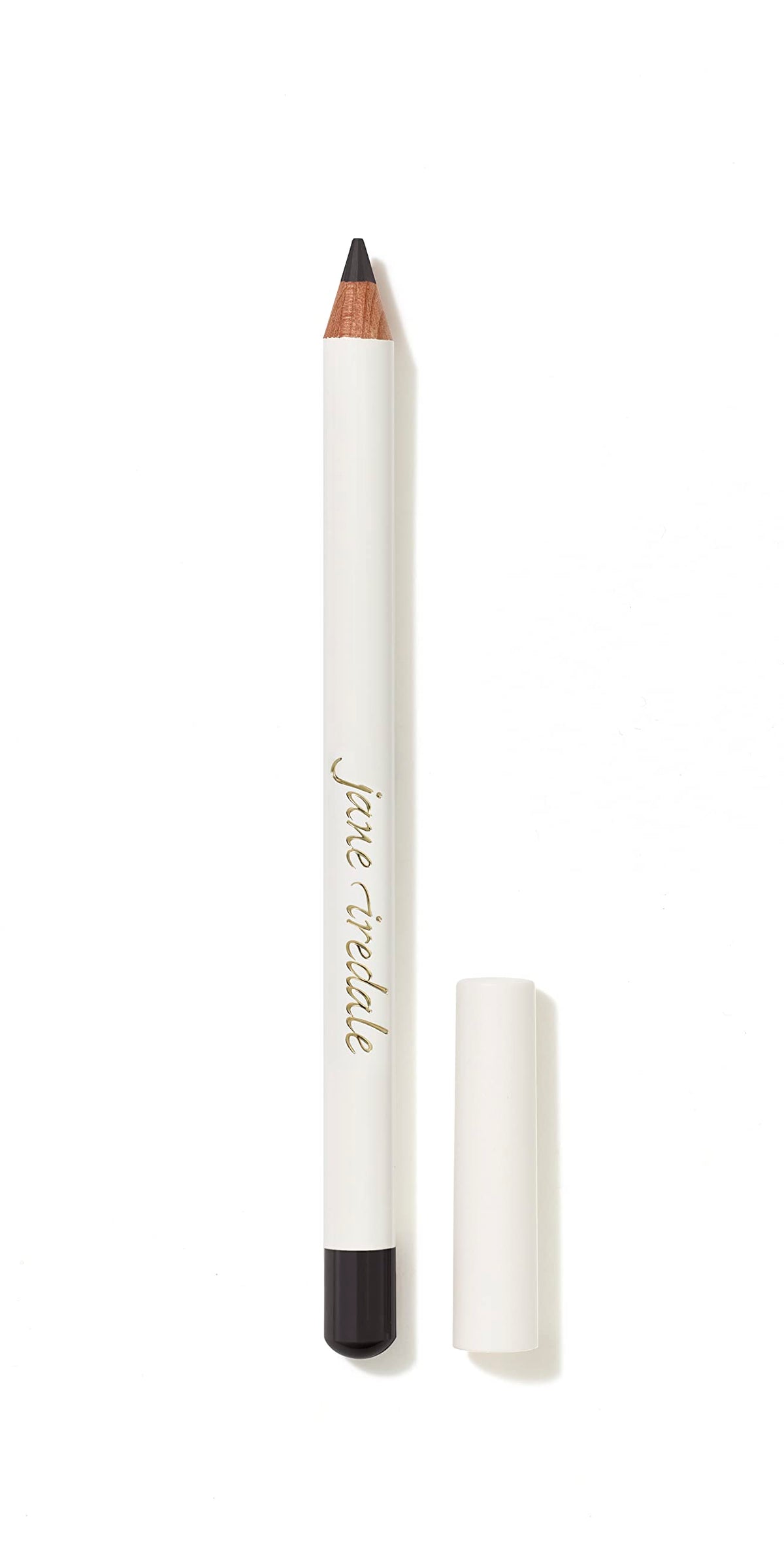 jane iredale Eye Pencil Black/Grey swatch shows rich pigment for long-lasting definition