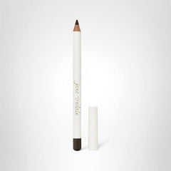 Jane Iredale Eye Pencil applied along waterline and brows for defined, natural look.