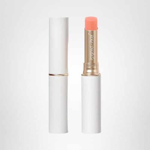 Jane Iredale Just Kissed Lip and Cheek Stain natural flush on cheek look.