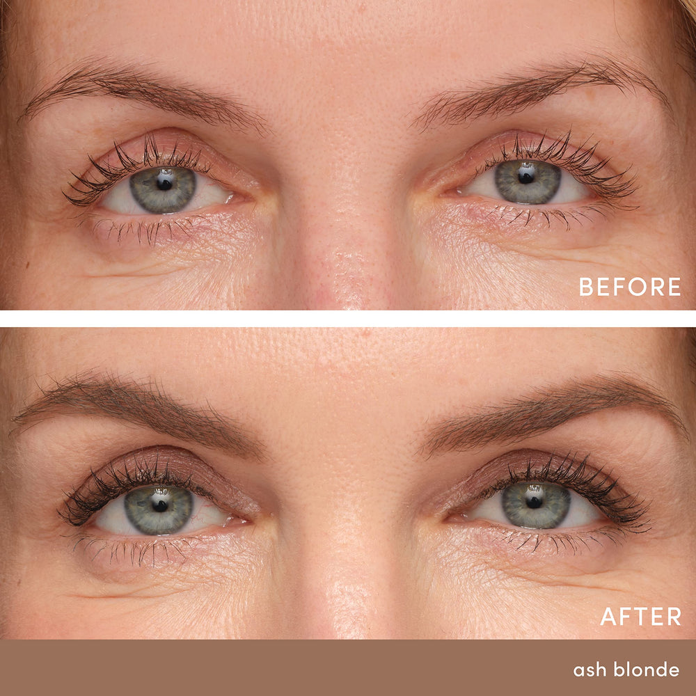 jane iredale PureBrow swatches six natural shades for matching