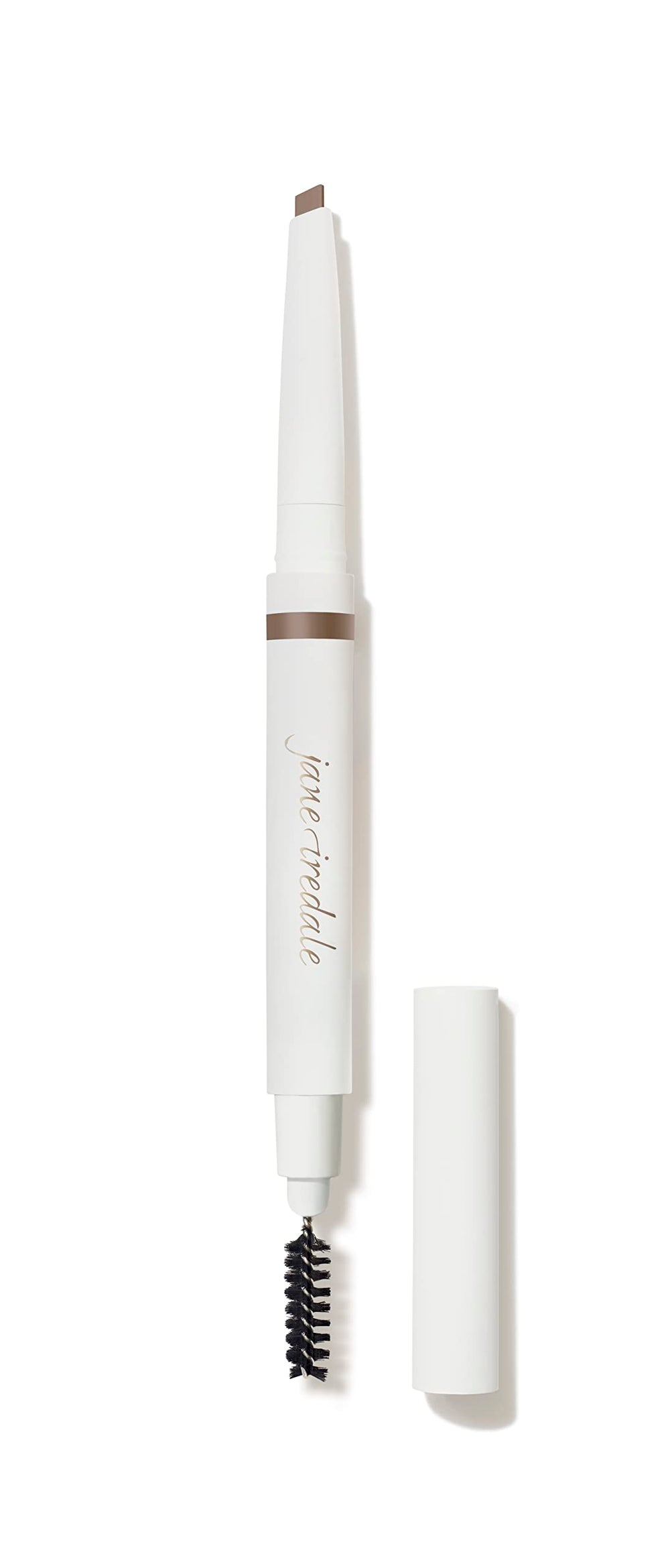 Jane Iredale PureBrow pencil tip closeup for precise brow outlining and shaping.