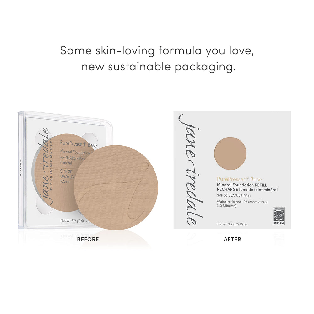 Jane Iredale PurePressed Base Riviera antioxidant formula with pine bark and pomegranate extracts