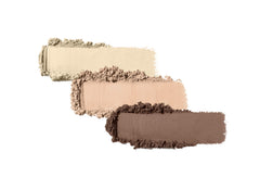 Jane iredale PurePressed Eye Shadow Triple swatch closeup shows creamy texture and rich color