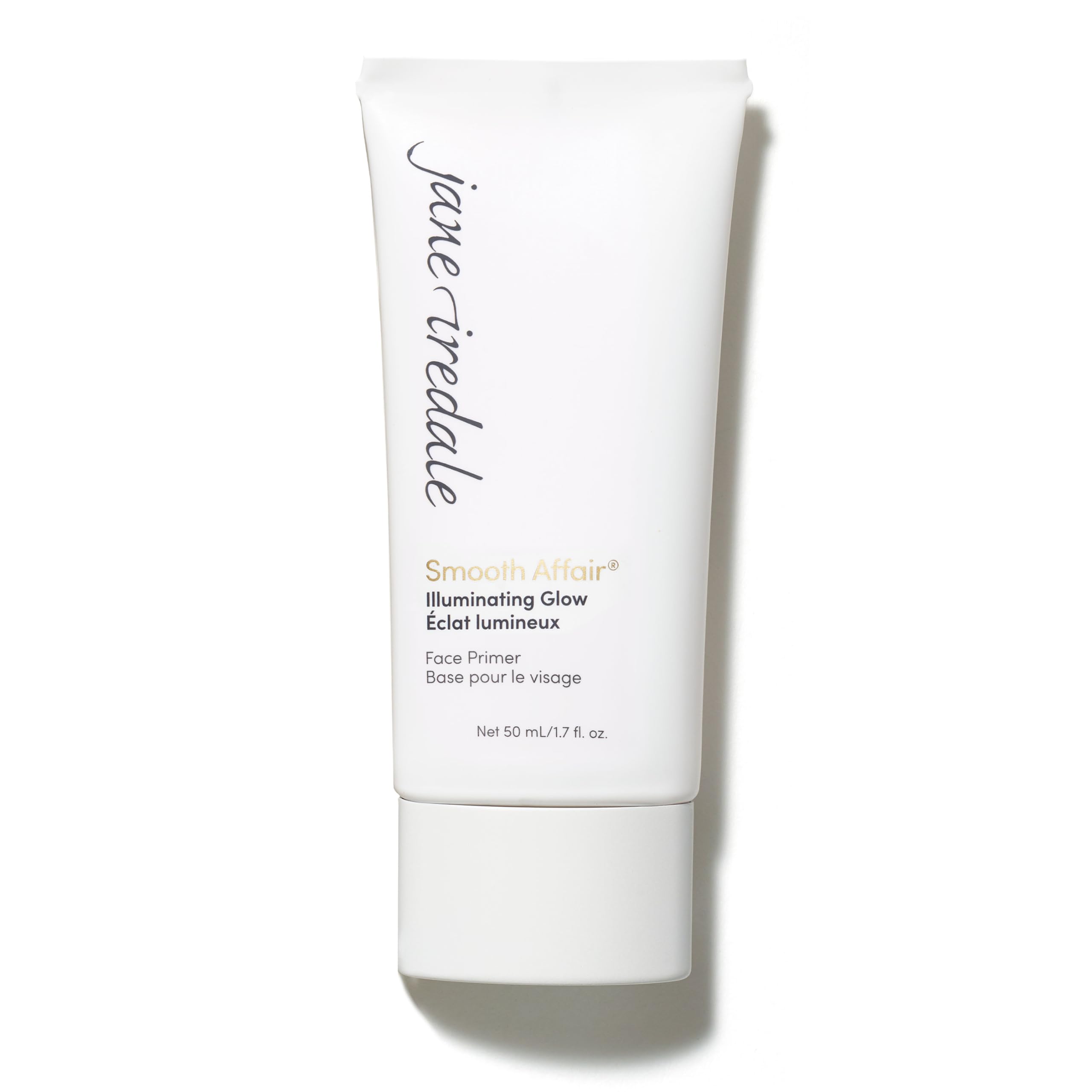 Jane Iredale Smooth Affair primer bottle closeup showing hydrating glow for makeup prep