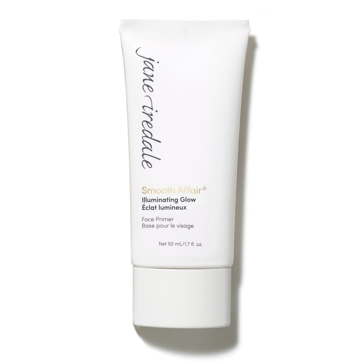 Jane Iredale Smooth Affair primer bottle closeup showing hydrating glow for makeup prep