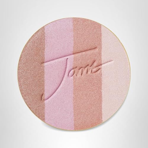 Jane Iredale PureBronze shimmer bronzer packaging refill highlighting eco-friendly design.