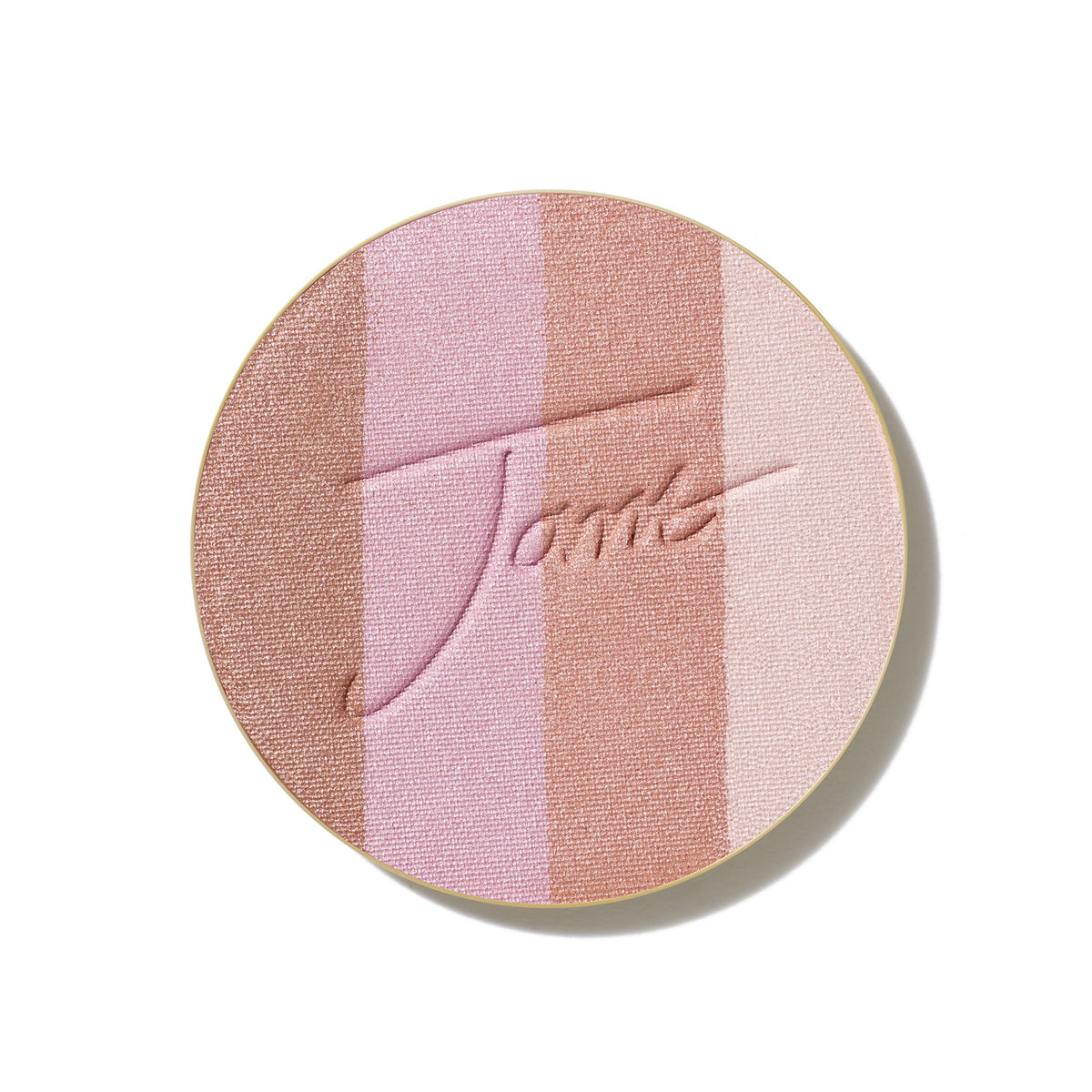 Jane Iredale PureBronze shimmer bronzer refill in compact for a natural, radiant glow.